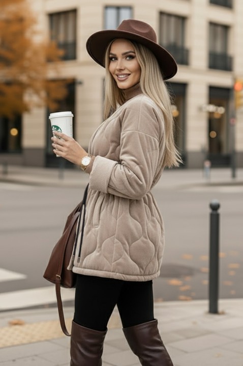 Kaput FESOLGA BEIGE, Boja: bež, IVET.RS - Nova Kolekcija