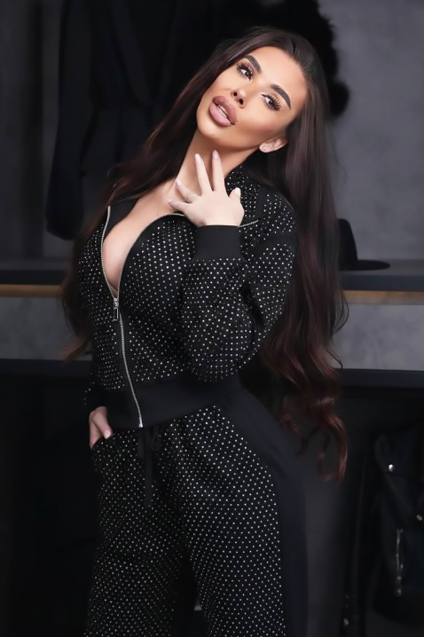 Komplet ALEMONSA BLACK, Boja: crna, IVET.RS - Nova Kolekcija