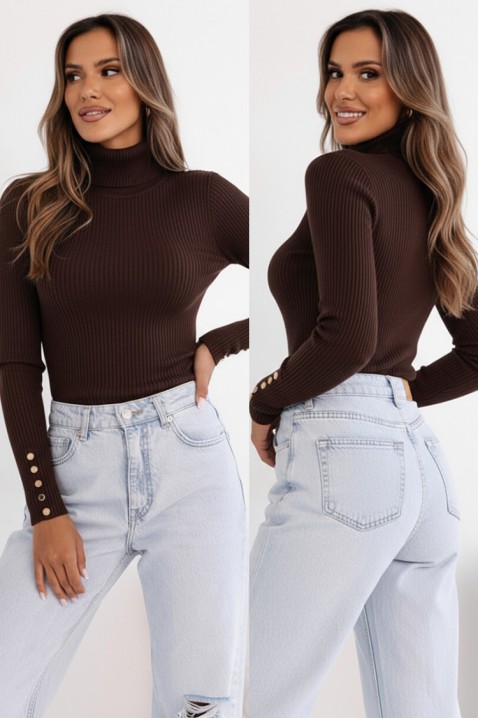 Ženska bluza PEROLTA BROWN, Boja: braon, IVET.RS - Nova Kolekcija