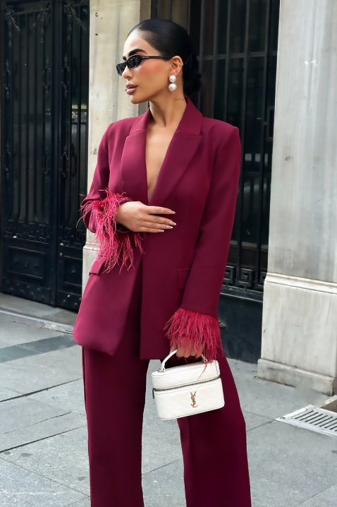 Komplet BROVELDA, Boja: bordo, IVET.RS - Nova Kolekcija