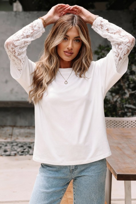 Ženska bluza CALIOPA WHITE, Boja: bela, IVET.RS - Nova Kolekcija