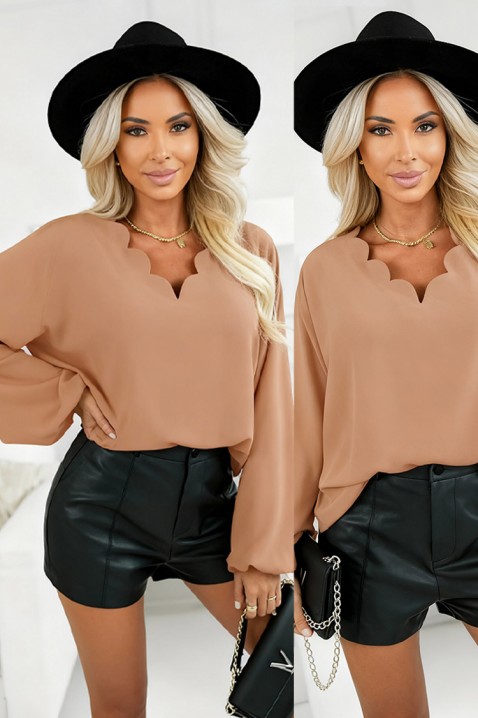 Ženska bluza BRANZONA, Boja: bež, IVET.RS - Nova Kolekcija