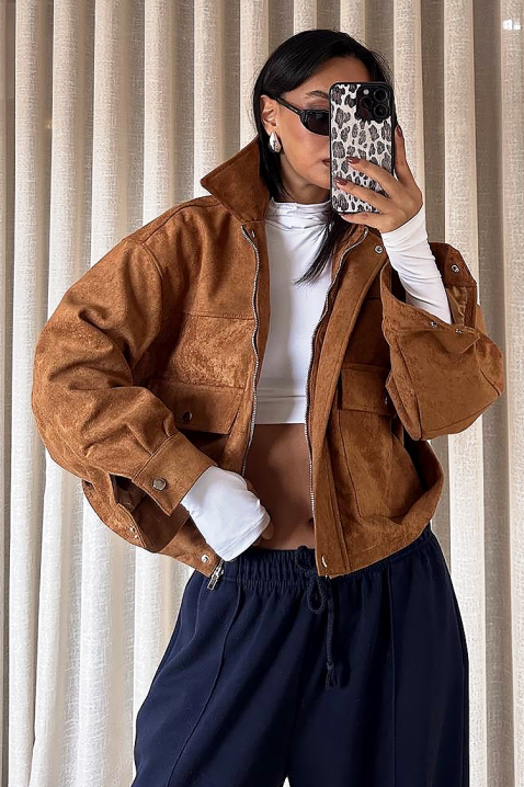 Jakna REMZINA CAMEL, Boja: svetlobraon, IVET.RS - Nova Kolekcija