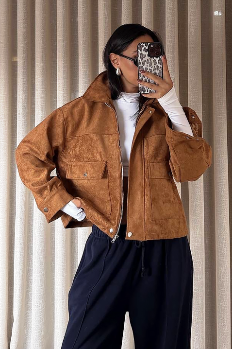 Jakna REMZINA CAMEL, Boja: svetlobraon, IVET.RS - Nova Kolekcija