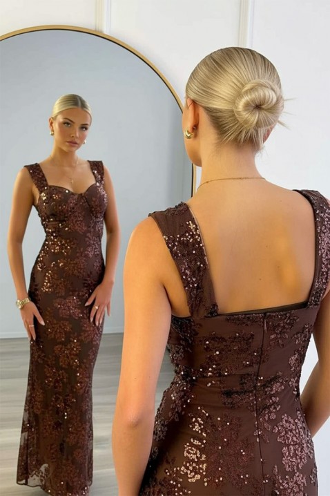 Haljina MILINZONA, Boja: braon, IVET.RS - Nova Kolekcija