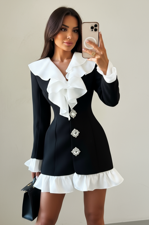 Haljina RENIZALA, Boja: crna, IVET.RS - Nova Kolekcija