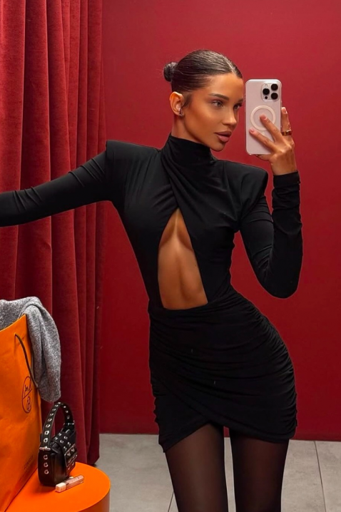 Haljina NRENINZA, Boja: crna, IVET.RS - Nova Kolekcija