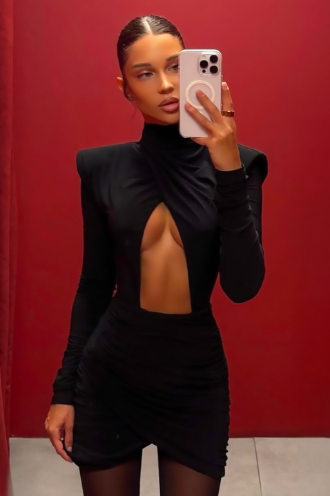 Haljina NRENINZA, Boja: crna, IVET.RS - Nova Kolekcija