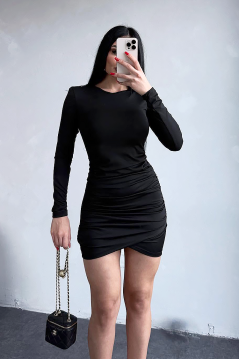 Haljina BLEVILDA, Boja: crna, IVET.RS - Nova Kolekcija