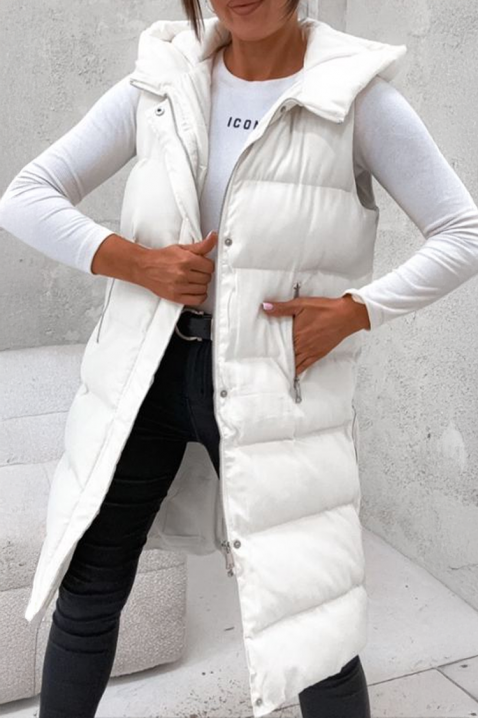 Prsluk GRENORZA WHITE, Boja: bela, IVET.RS - Nova Kolekcija