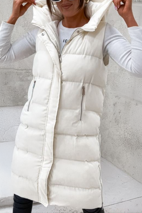 Prsluk GRENORZA WHITE, Boja: bela, IVET.RS - Nova Kolekcija