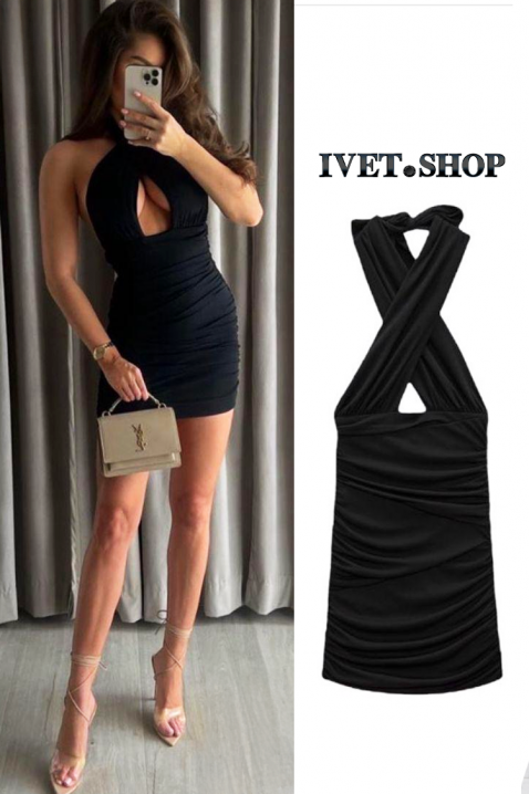 Haljina LUNZANA, Boja: crna, IVET.RS - Nova Kolekcija