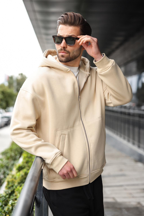 Muška dukserica VERGERO BEIGE, Boja: bež, IVET.RS - Nova Kolekcija