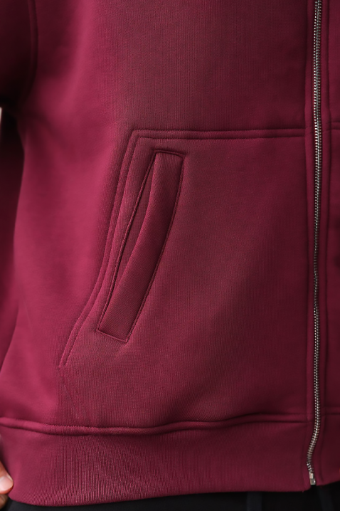 Muška dukserica VERGERO BORDO, Boja: bordo, IVET.RS - Nova Kolekcija