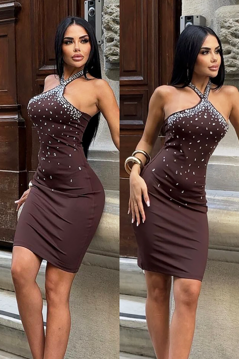 Haljina LENDOLZA BROWN, Boja: braon, IVET.RS - Nova Kolekcija