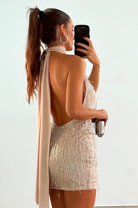 Haljina LEFILDA, Boja: bež, IVET.RS - Nova Kolekcija