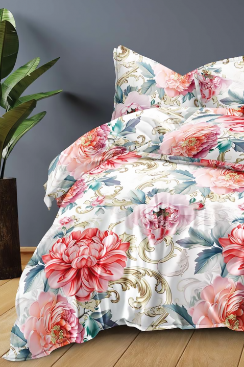 Komplet posteljine MARVELDY 200x220 cm pamuk - 4 dela, Boja: višebojna, IVET.RS - Nova Kolekcija