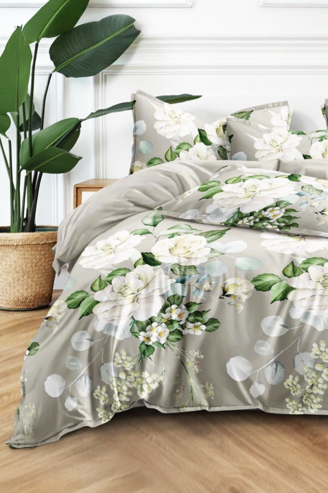 Komplet posteljine GLOMERSY 200x220 cm pamuk - 4 dela, Boja: višebojna, IVET.RS - Nova Kolekcija