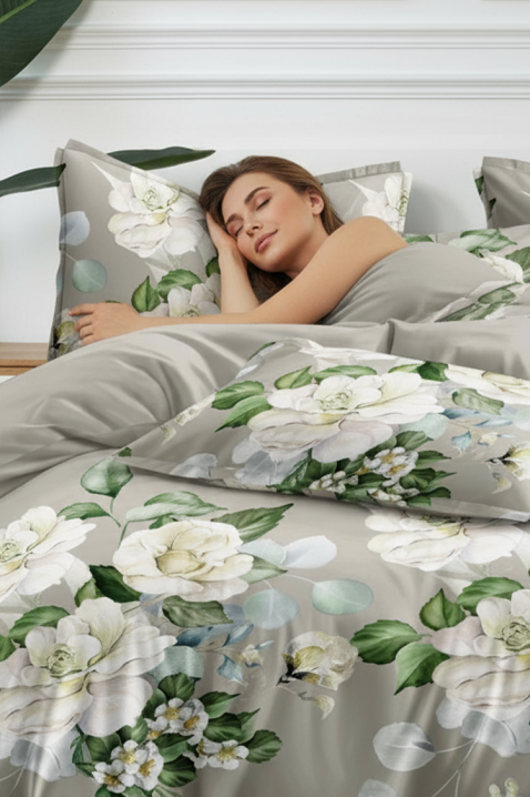 Komplet posteljine GLOMERSY 200x220 cm pamuk - 4 dela, Boja: višebojna, IVET.RS - Nova Kolekcija