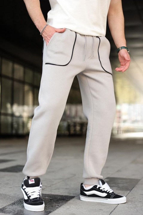 Muške pantalone FONTOR LIGHT GREY, Boja: svetlosiva, IVET.RS - Nova Kolekcija