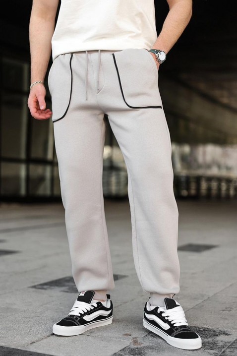 Muške pantalone FONTOR LIGHT GREY, Boja: svetlosiva, IVET.RS - Nova Kolekcija
