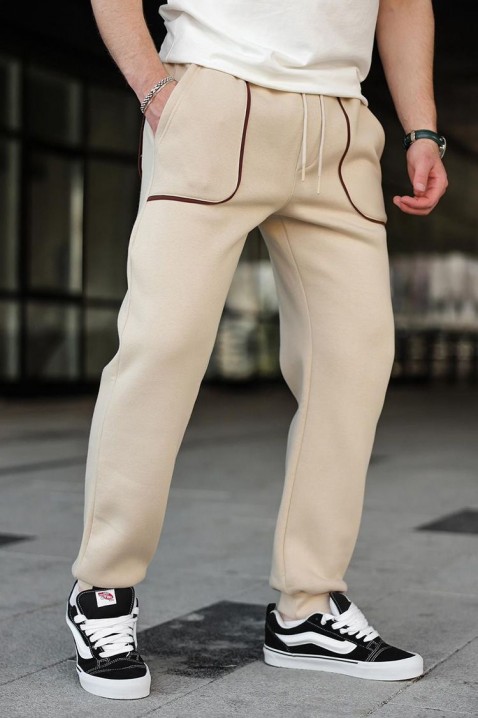 Muške pantalone FONTOR BEIGE, Boja: bež, IVET.RS - Nova Kolekcija