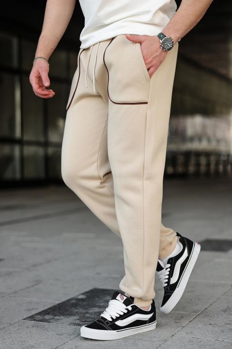 Muške pantalone FONTOR BEIGE, Boja: bež, IVET.RS - Nova Kolekcija
