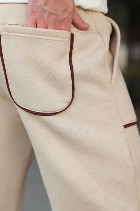 Muške pantalone FONTOR BEIGE, Boja: bež, IVET.RS - Nova Kolekcija