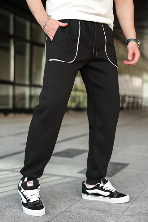 Muške pantalone FONTOR BLACK, Boja: crna, IVET.RS - Nova Kolekcija