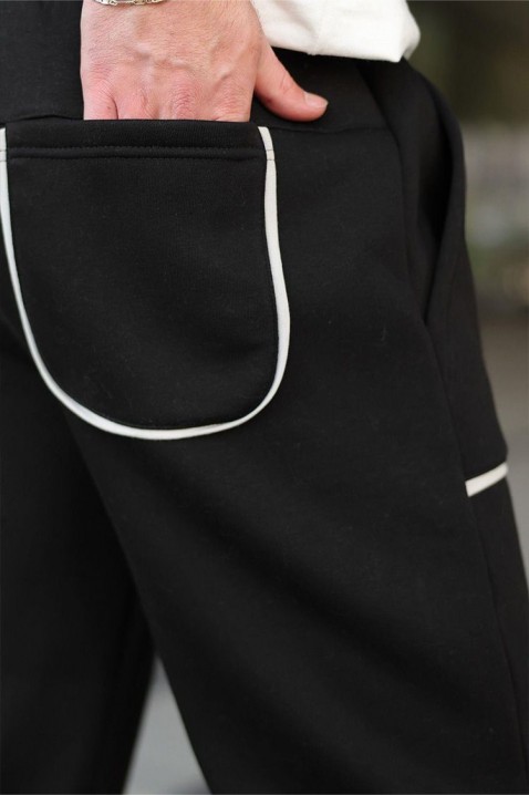 Muške pantalone FONTOR BLACK, Boja: crna, IVET.RS - Nova Kolekcija