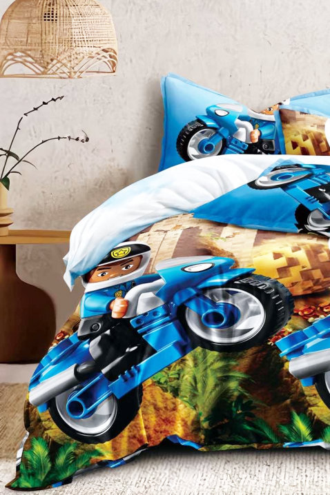 Komplet posteljine ZOPELDY 160x200 cm pamuk - 4 dela, Boja: višebojna, IVET.RS - Nova Kolekcija