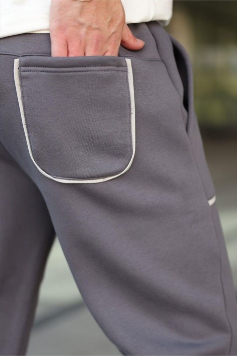 Muške pantalone FONTOR GRAFIT, Boja: grafitna, IVET.RS - Nova Kolekcija