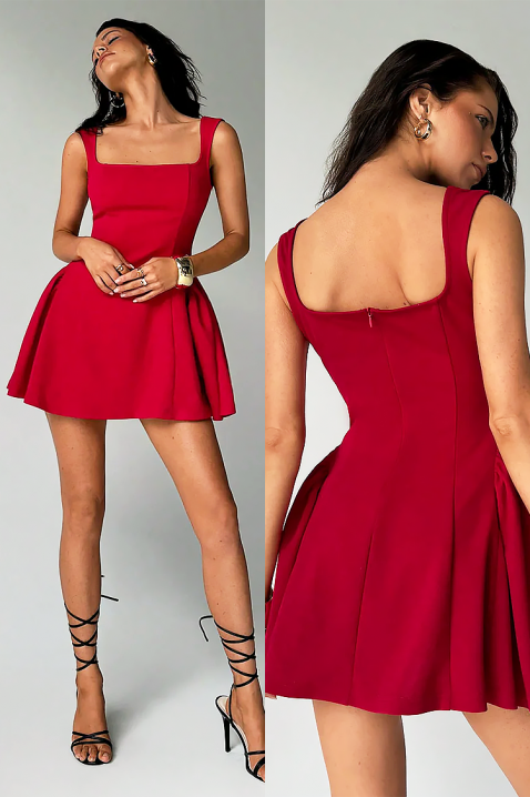 Haljina ERKANZA, Boja: crvena, IVET.RS - Nova Kolekcija