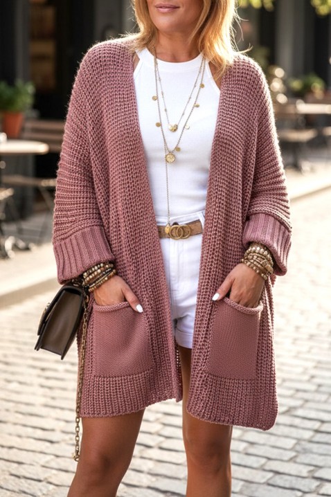 Kardigan GLORDENZA PUDRA, Boja: rose, IVET.RS - Nova Kolekcija