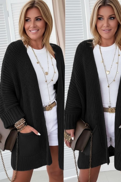 Kardigan GLORDENZA BLACK, Boja: crna, IVET.RS - Nova Kolekcija