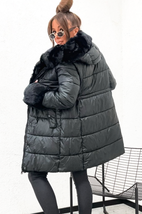 Jakna ZERFIOLJA BLACK, Boja: crna, IVET.RS - Nova Kolekcija