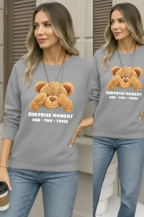 Ženska bluza BRADELZA GREY, Boja: siva, IVET.RS - Nova Kolekcija