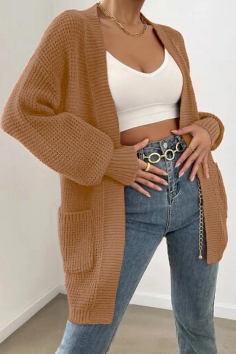 Kardigan VISTALFA CAMEL, Boja: svetlobraon, IVET.RS - Nova Kolekcija