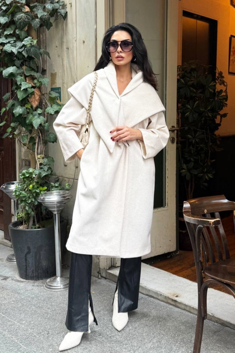 Kaput ALSIENA ECRU, Boja: ecru, IVET.RS - Nova Kolekcija