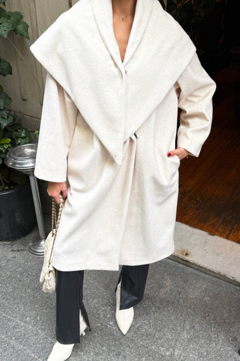 Kaput ALSIENA ECRU, Boja: ecru, IVET.RS - Nova Kolekcija