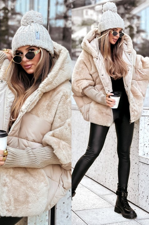 Jakna GLOREDA ECRU, Boja: braon, IVET.RS - Nova Kolekcija