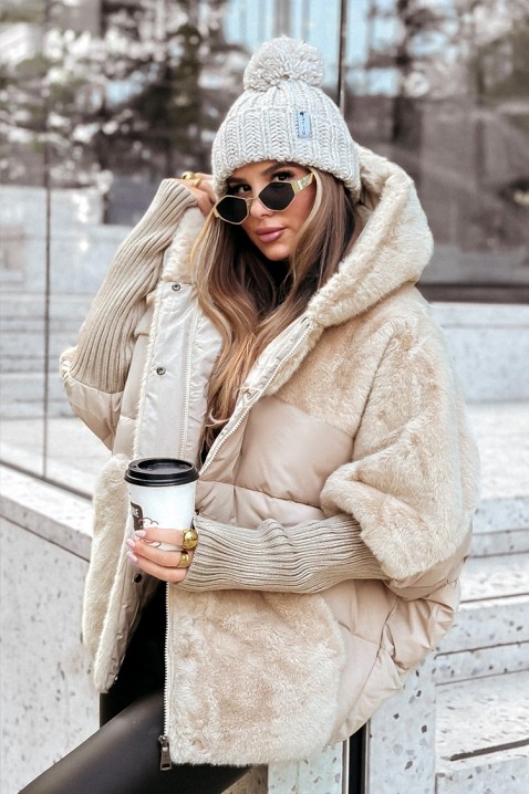 Jakna GLOREDA ECRU, Boja: braon, IVET.RS - Nova Kolekcija