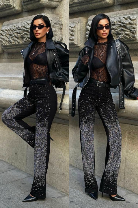 Farmerke NARVILDA, Boja: crna, IVET.RS - Nova Kolekcija