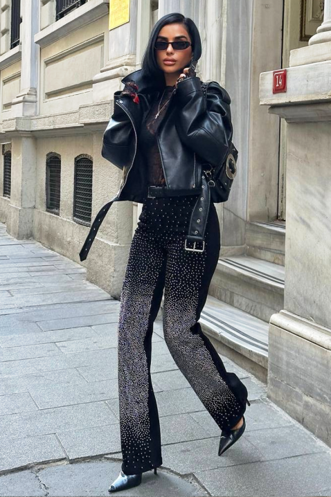 Farmerke NARVILDA, Boja: crna, IVET.RS - Nova Kolekcija