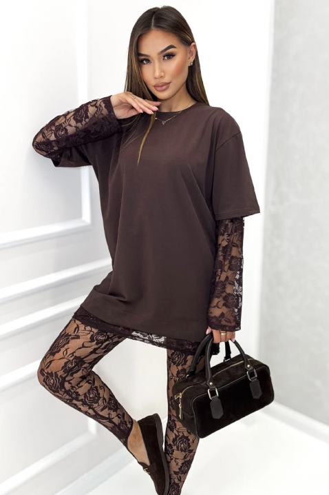 Komplet MARJITA BROWN, Boja: braon, IVET.RS - Nova Kolekcija