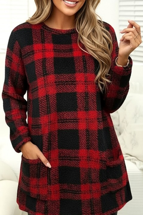 Tunika DERVILDA, Boja: crvena, IVET.RS - Nova Kolekcija