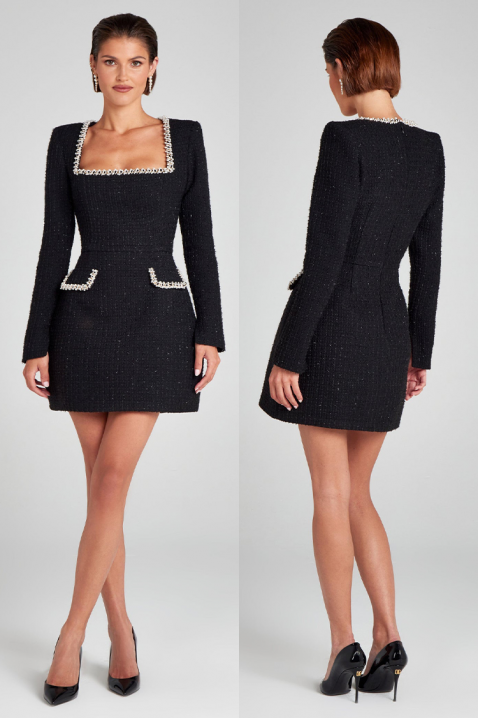 Haljina DREVILDA, Boja: crna, IVET.RS - Nova Kolekcija