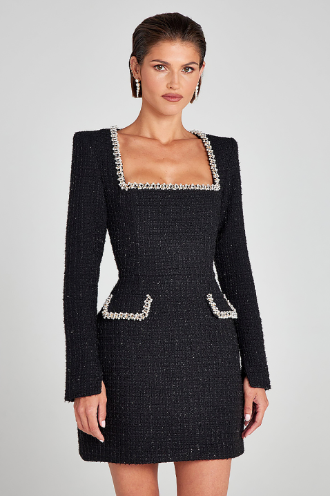 Haljina DREVILDA, Boja: crna, IVET.RS - Nova Kolekcija