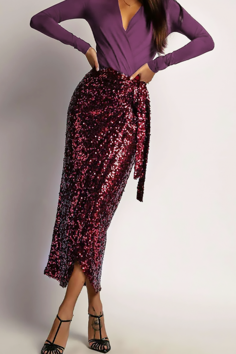 Haljina BLENTISA BORDO, Boja: bordo, IVET.RS - Nova Kolekcija