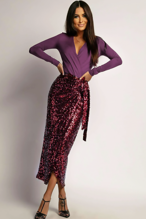 Haljina BLENTISA BORDO, Boja: bordo, IVET.RS - Nova Kolekcija